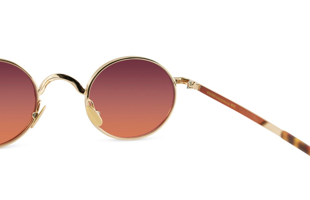 サングラス MOSCOT Moscot - MOYEL SUN - gold cabernet len MOYEL SUN | MOSCOT